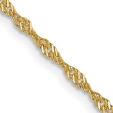 10k 1.3 mm Singapore Chain